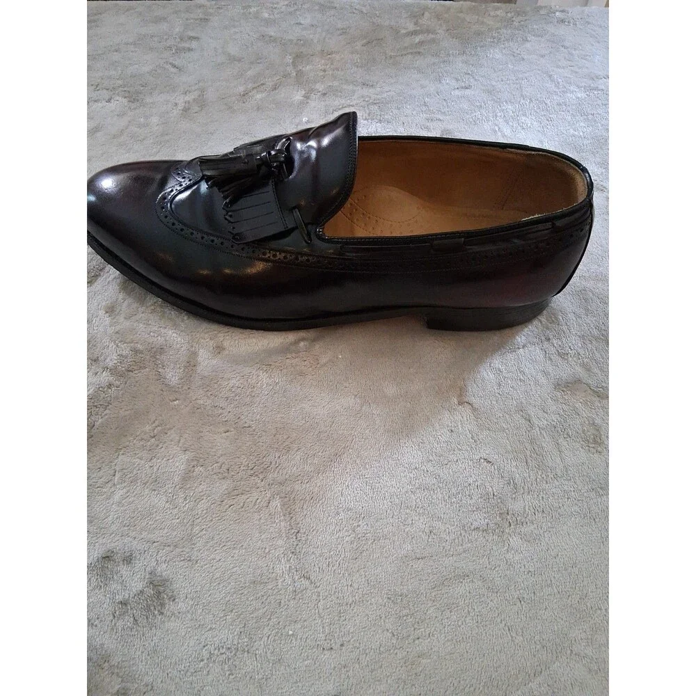 Johnston Murphy Aristocraft Shoe's Men Size 14 Oxblood Tassel Loafer